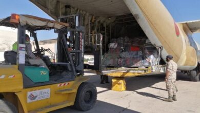القاهرة وصول طائرتان عسكريتان مغربيتان