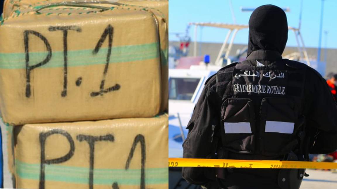 عناصر الدرك بطنجة تحبط عملية تهريب نصف طن من مخدر الشيرا 1 مخدرات طنجة