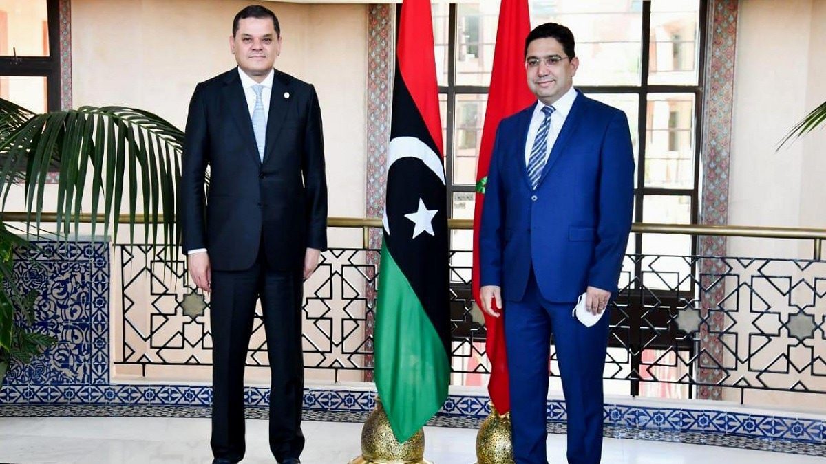 زيارة عرفان للملك محمد السادس.. رئيس الحكومة الليبية المؤقتة يشيد بجهود المغرب لتحقيق الاستقرار ببلاده 1 الأزمة الليبية