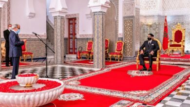 الملك محمد السادس والي بنك المغرب