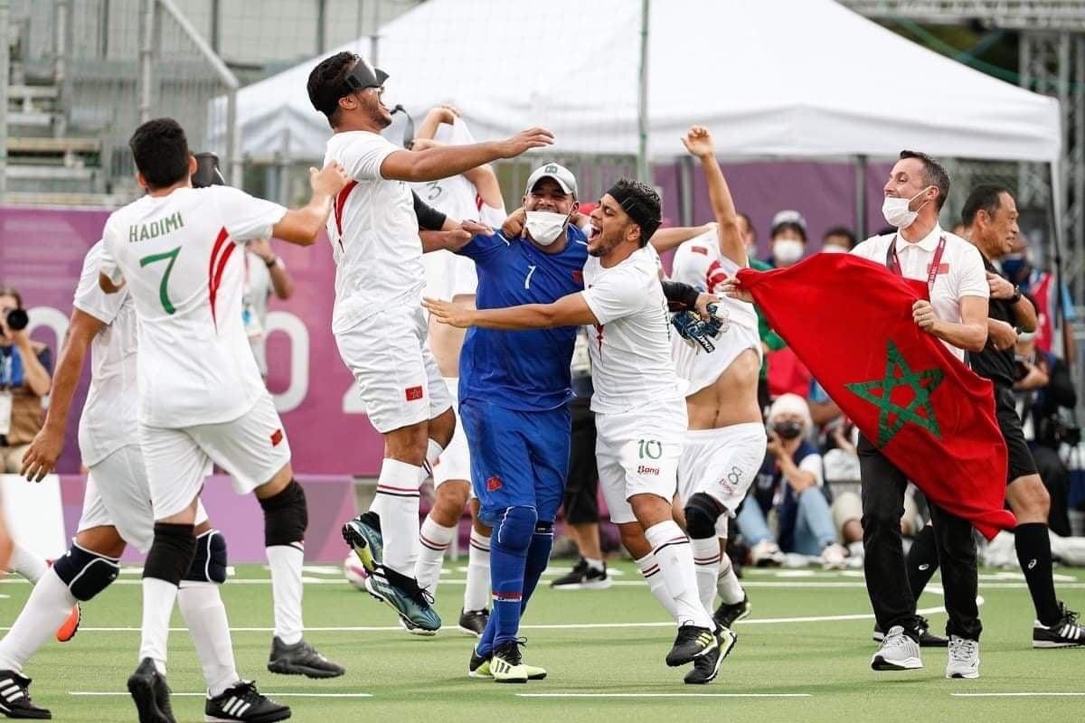 برقية تهنئة من الملك إلى أعضاء المنتخب الوطني لكرة القدم الخماسية للمكفوفين الفائز بنحاسية الألعاب الأولمبية الموازية 1 BD0390BD B122 44C6 97F7 DB542444FED3