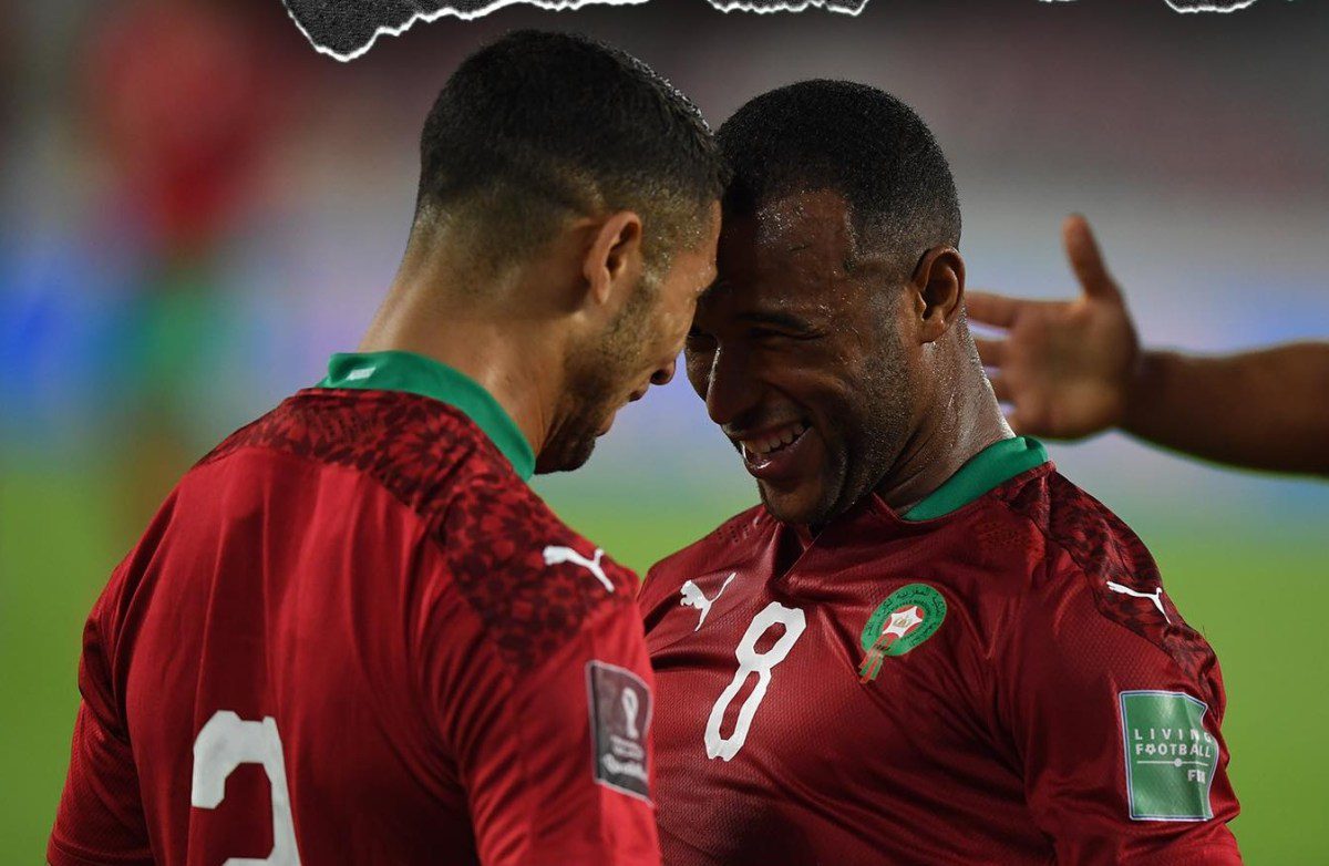 تصفيات مونديال قطر 2022.. المنتخب الوطني المغربي يسحق نظيره الغيني برباعية ويتأهل رسميا إلى الدور الإقصائي الحاسم 1 المنتخب المغربي 1