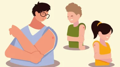 people with arm pain after getting the vaccine vector