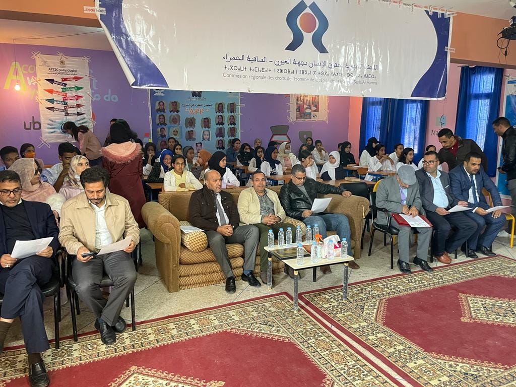 قافلة التربية على المواطنة وحقوق الإنسان تحط الرحال بمدينة السمارة 1 التربية على المواطنة