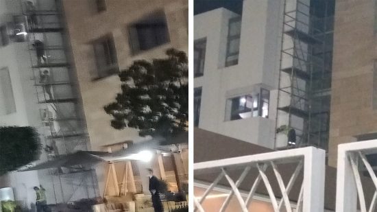 بعد خرقهم لقانون التعمير.. السلطات تتدخل بقوة وتلزم الإخوة زعيتر بإعادة واجهة بناية بمارينا سلا كما كانت عليه (صور) بعد خرقهم لقانون التعمير.. السلطات تتدخل بقوة وتلزم الإخوة زعيتر بإعادة واجهة بناية بمارينا سلا كما كانت عليه (صور)