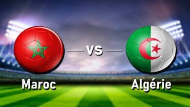 مباراة المغرب والجزائر