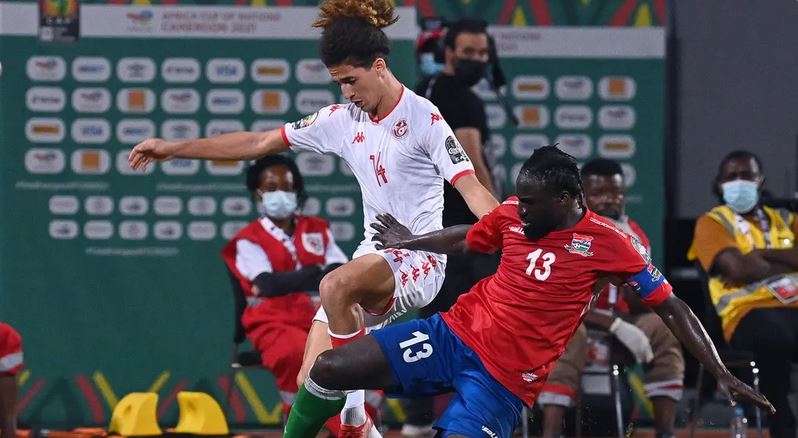 نسور قرطاج تعبر إلى دوز ثمن نهائي كأس افريقيا رغم خسارتهم أمام غامبيا بهدف قاتل 1 تونس غامبيا 1