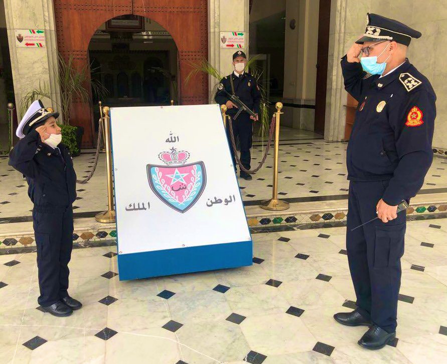 بتعليمات من حموشي.. محمد أمين أصغر شرطي بالمغرب (صور) 1 الطفل محمد أمين