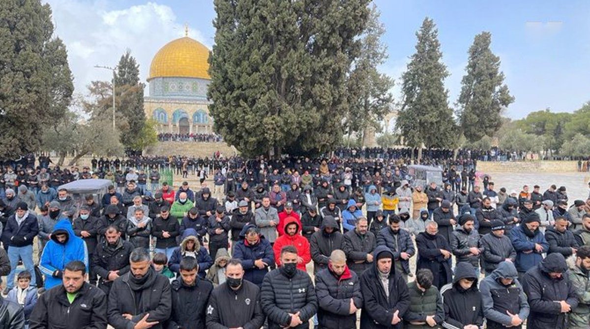 صلاة الغائب على روح الطفل “ريان” في المسجد الأقصى 1 صلاة الغائب