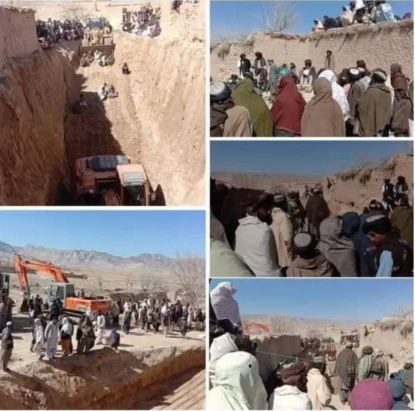 في حادثة مشابهة لواقعة الطفل ”ريان”.. سقوط طفل أفغاني فى بئر عميق وجهود كبيرة لانقاذه (صور) في حادثة مشابهة لواقعة الطفل ”ريان”.. سقوط طفل أفغاني فى بئر عميق وجهود كبيرة لانقاذه (صور)