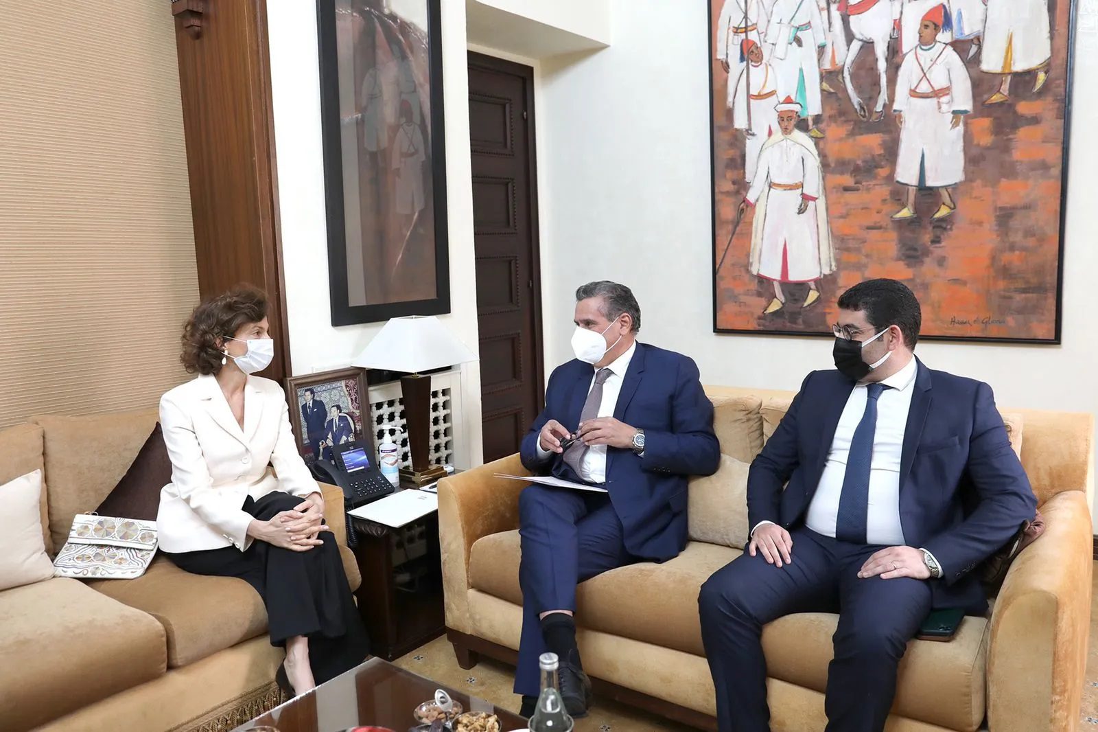 رئيس الحكومة يستقبل المديرة العامة العامة لمنظمة الأمم المتحدة للتربية والعلم والثقافة (اليونسكو) 1 اليونيسكو