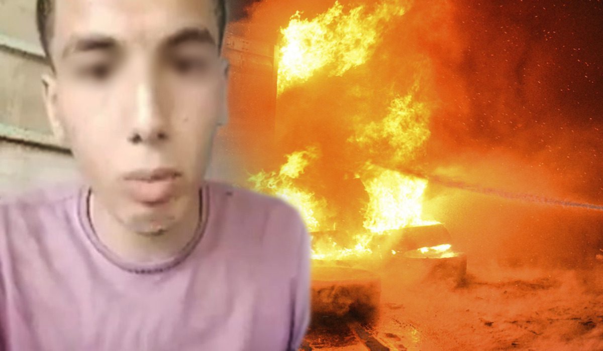 بسبب ما أسماه ب "الحكرة".. شاب بالدار البيضاء ينتحر حرقا على المباشر 1 ضضضضضضضض