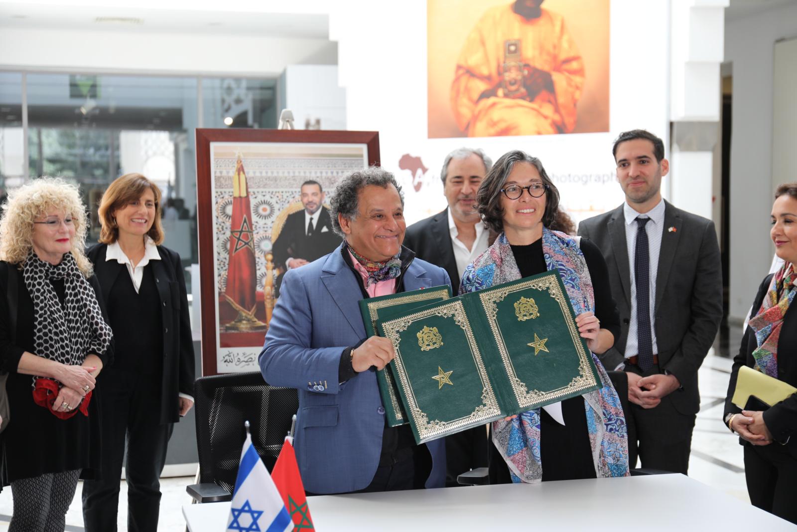 توقيع مذكرة تفاهم بين المؤسسة الوطنية للمتاحف والمجلس الدولي للمتاحف الإسرائيلي 1 مدكرة تفاهم