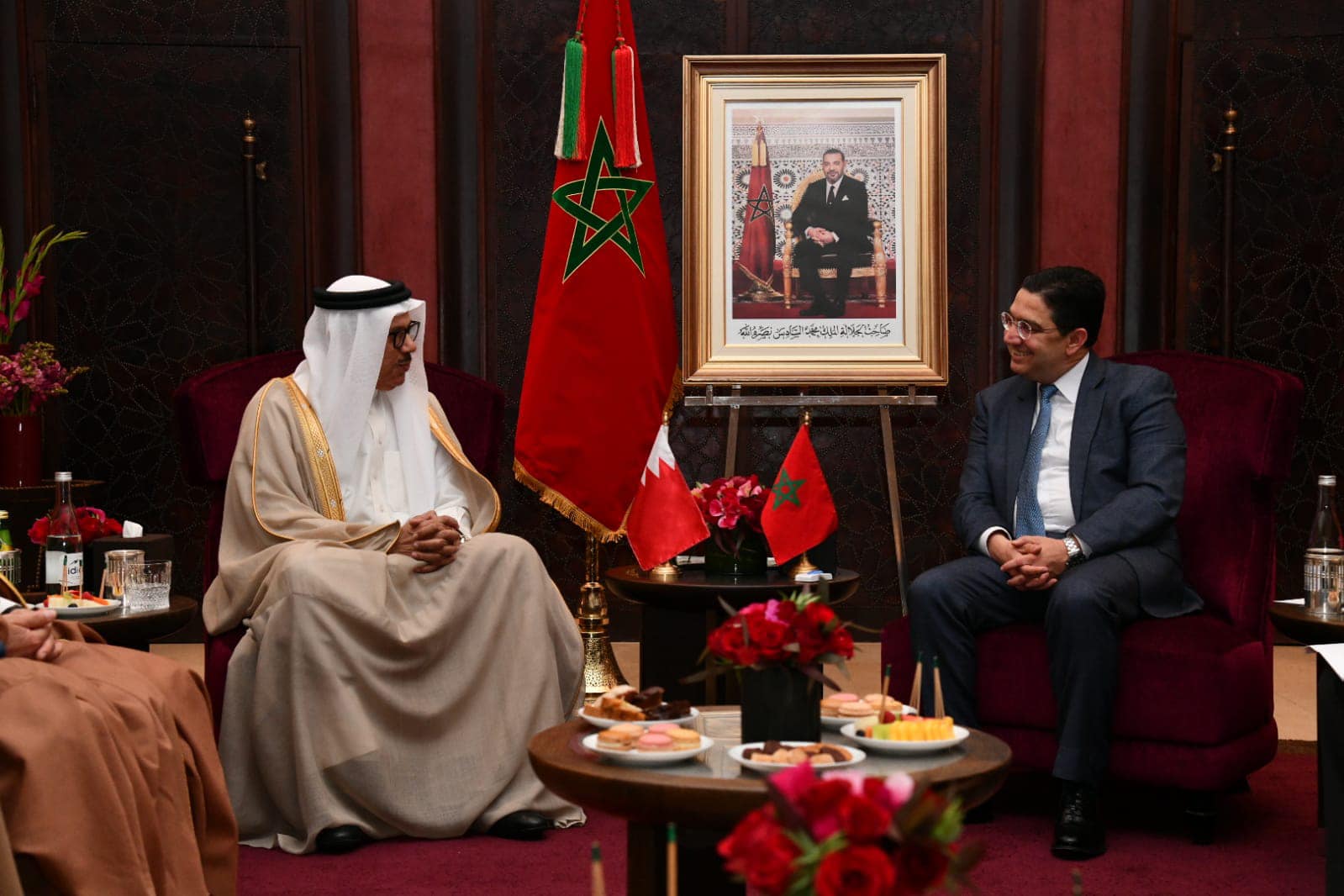 وزير خارجية مملكة البحرين يجدد تأكيد موقف بلاده الداعم لمغربية الصحراء 1 البحرين والمغرب