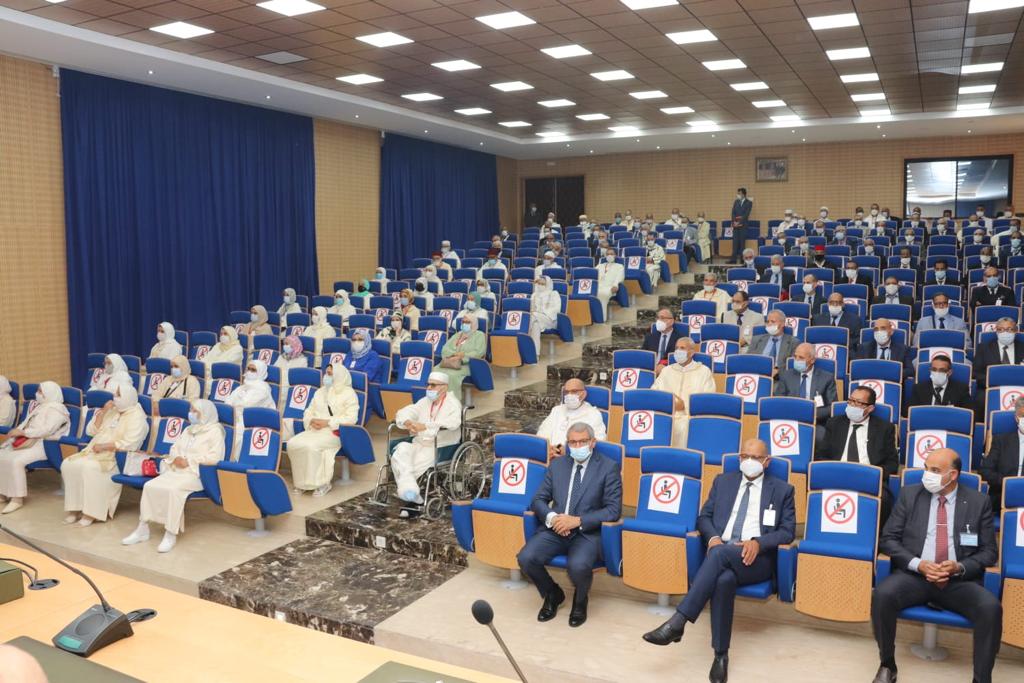 عبد اللطيف حموشي يشرف على استقبال وتوديع منتسبي أسرة الأمن الوطني القاصدين الديار المقدسة لأداء فريضة الحج برسم السنة الحالية عبد اللطيف حموشي يشرف على استقبال وتوديع منتسبي أسرة الأمن الوطني القاصدين الديار المقدسة لأداء فريضة الحج برسم السنة الحالية