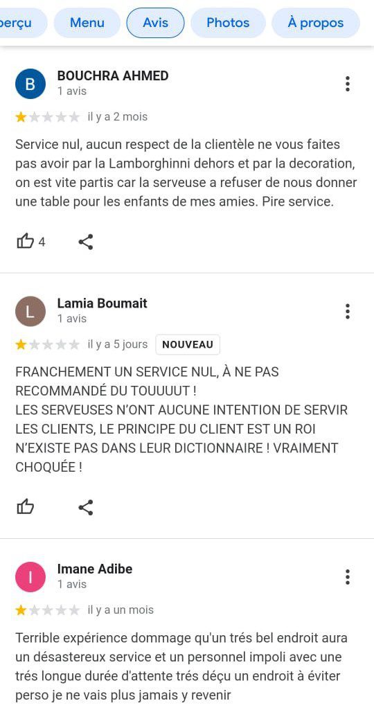 بسبب رداءة جودة الأطعمة وسوء المعاملة.. مغاربة يقاطعون مطاعم عمر زعيتر بمارينا سلا واستياء عارم وسط الزبناء (صور)