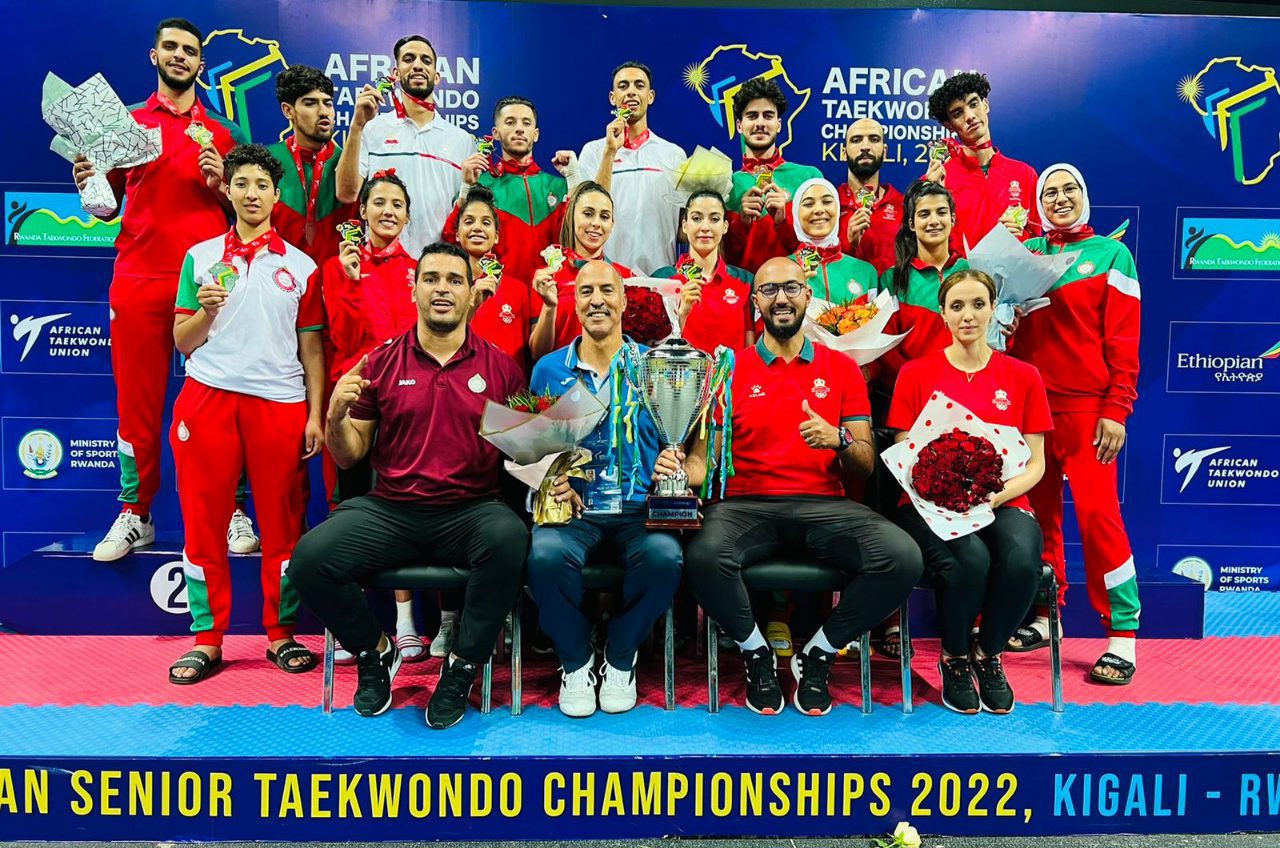 بطولة إفريقيا للتايكواندو (كيغالي 2022): المنتخب المغربي يتصدر الترتيب العام في فئتي الذكور والإناث 1 بطولة إفريقيا للتايكواندو