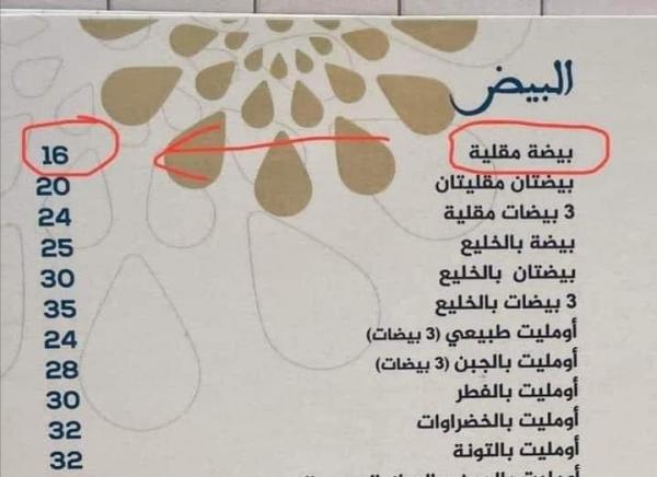 جدل واسع بسبب “بيضة مقلية ب16 درهما” بأحد مقاهي مدينة مارتيل 1 بيضة مقلية مارتيل