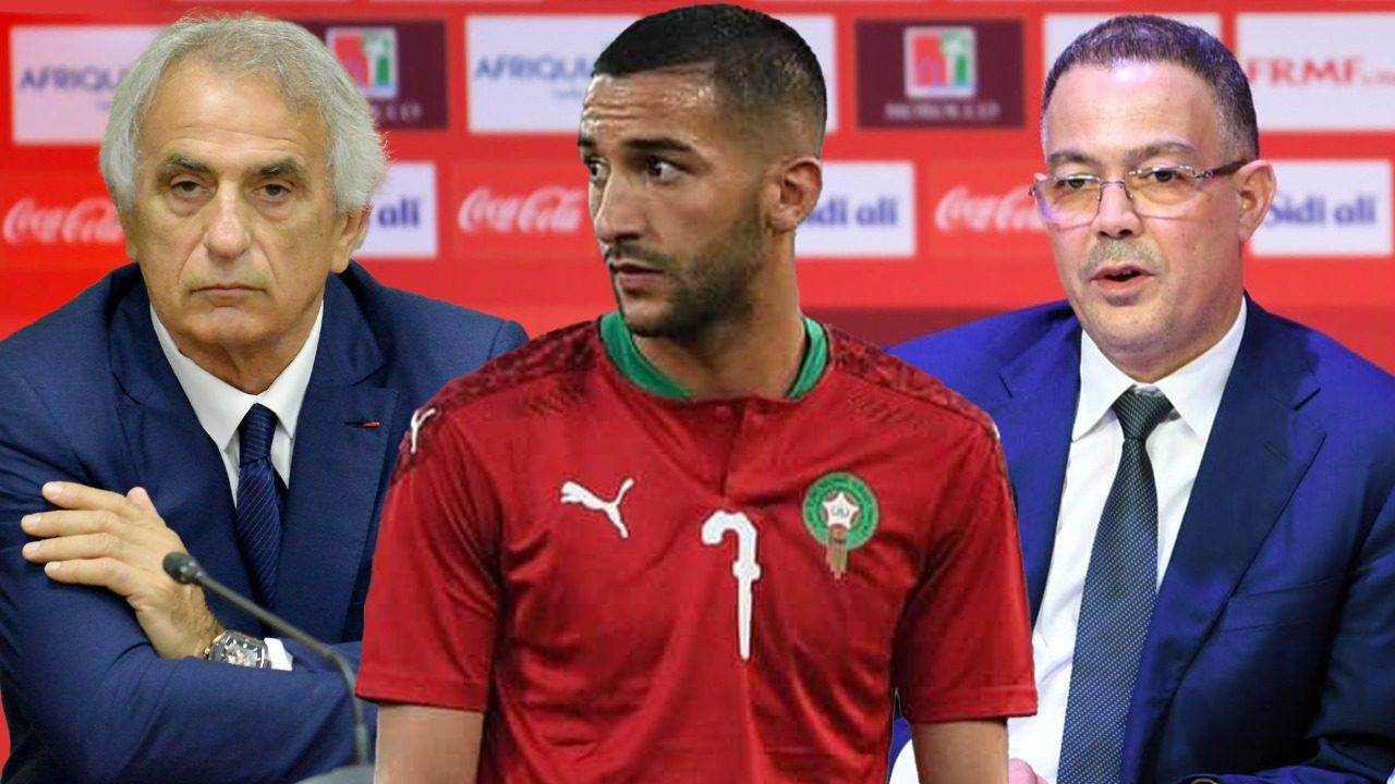 فوزي لقجع يؤكد حضور حكيم زياش مع المنتخب الوطني خلال مونديال قطر 2022 ويُلمّح لإمكانية إقالة خاليلوزيتش 1 لقجع زياش