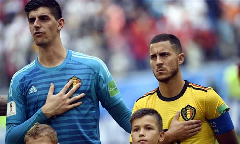 ريال مدريد يوبخ الحارس تيبو كورتوا واللاعب إيدين هازارد بعد ''الشوهة العالمية'' أمام المنتخب المغربي (صور) 1 كورتوا وهازارد