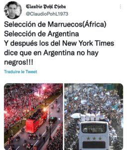 بعد الإستقبال التاريخي لأسود الأطلس بالعاصمة الرباط.. موجة غضب عارمة بالأرجنتين وإشادة قوية بالتنظيم الباهر للمغاربة ! بعد الإستقبال التاريخي لأسود الأطلس بالعاصمة الرباط.. موجة غضب عارمة بالأرجنتين وإشادة قوية بالتنظيم الباهر للمغاربة !