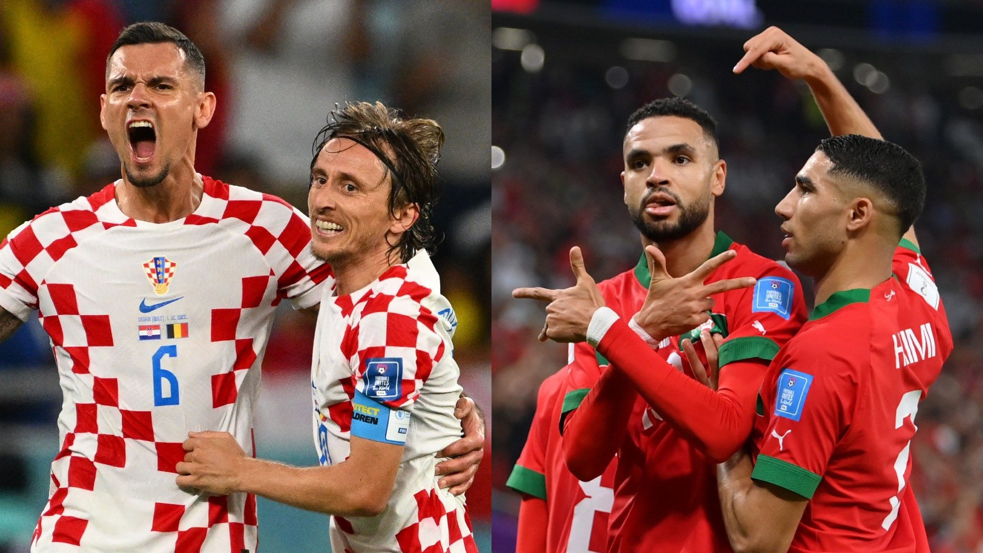 طاقم عربي لتحكيم مباراة أسود الأطلس ضد كرواتيا 1 المغرب كرواتيا
