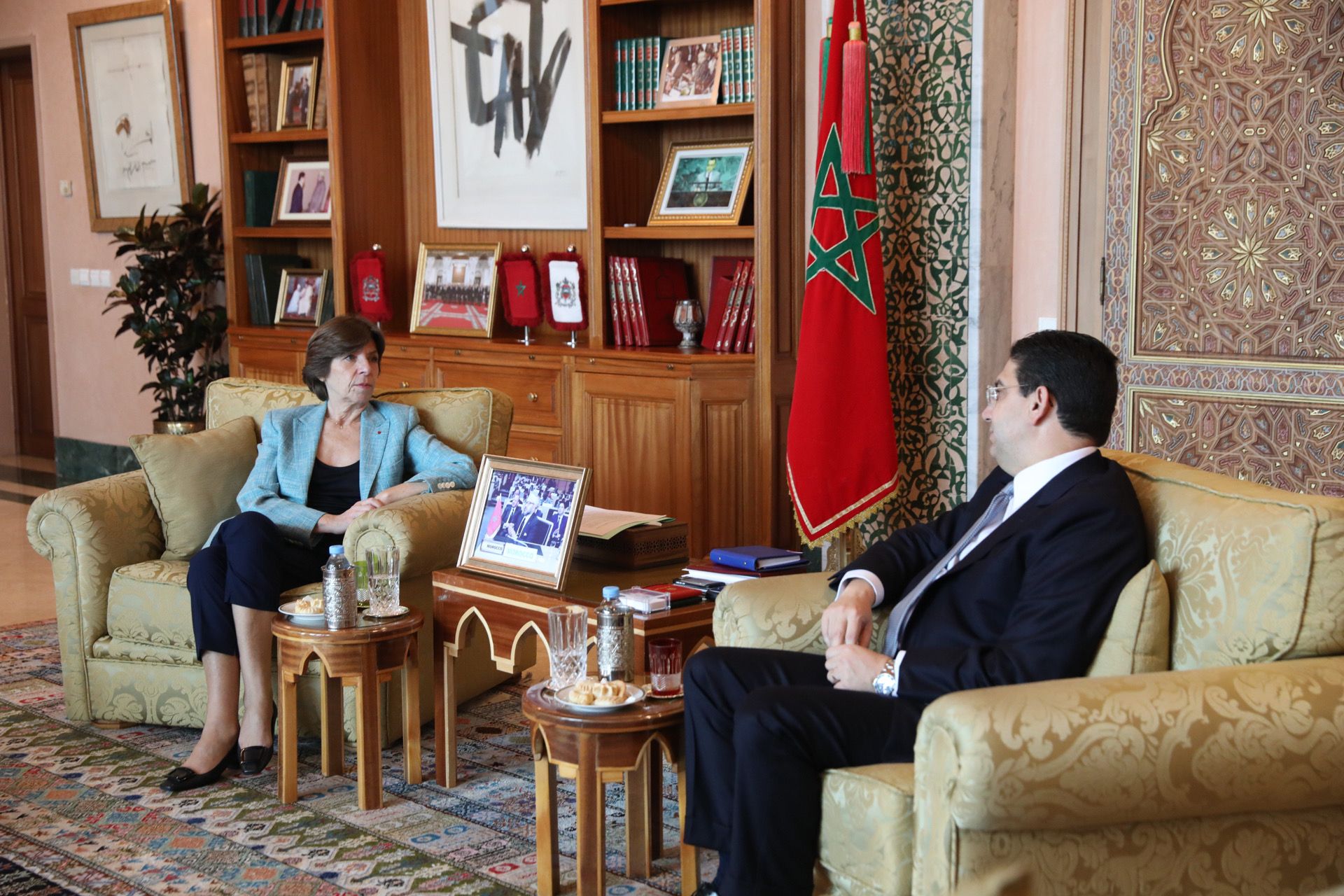 وزيرة الخارجية الفرنسية تعلن انتهاء "أزمة التأشيرات" مع المغرب 1 وزير الخارجية الفرنسية