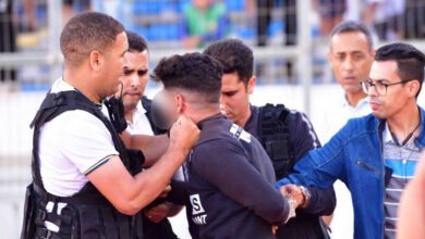 الأمن الشغب