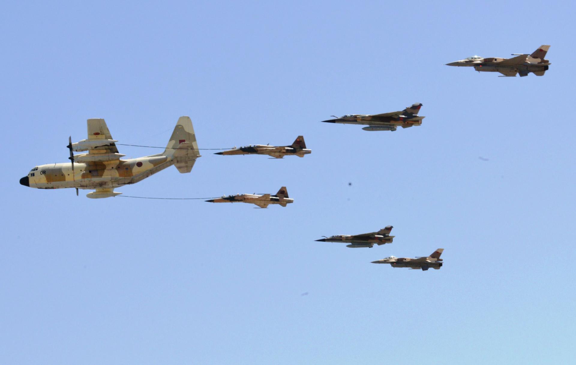 القوات الجوية المغربية تشارك في مناورات “علم الصحراء” بدولة الإمارات العربية 1 الجوية المغربية