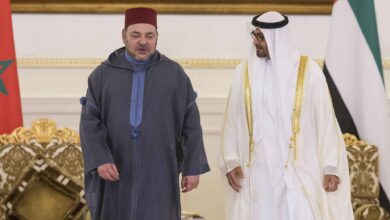 محمد السادس رفقة الشيخ محمد بن زايد
