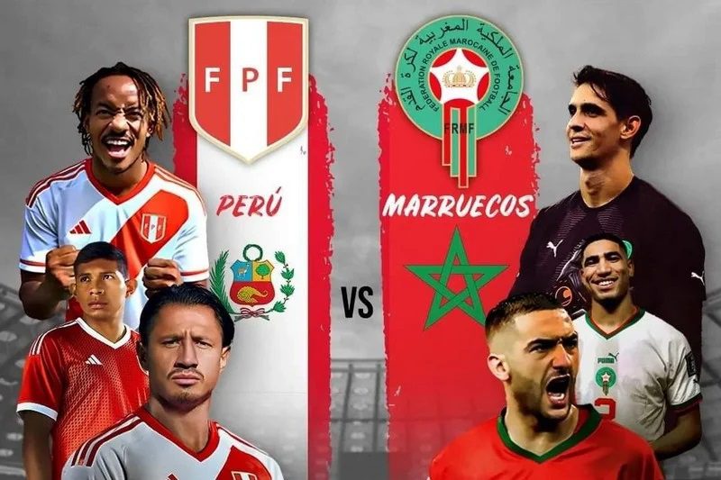 بعد فوزه على البرازيل.. وليد الركراكي يهيئ أسود الأطلس لمواجهة منتخب البيرو بالعاصمة الإسبانية مدريد 1 البيروفي