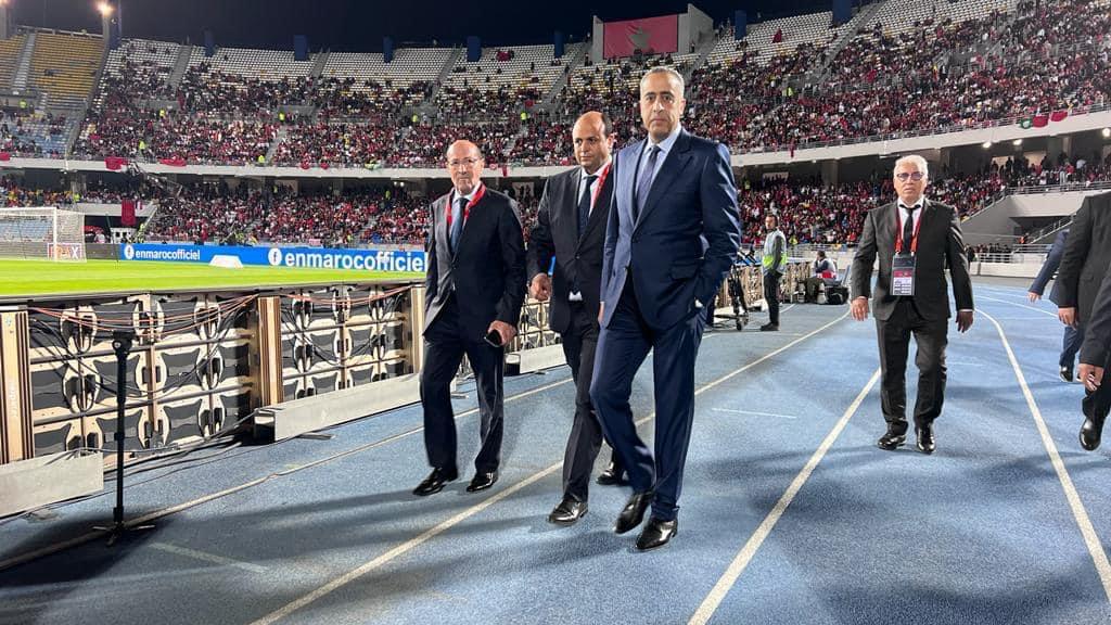 مباشرة من طنجة.. عبد اللطيف حموشي يتفقد الترتيبات الأمنية الخاصة بمباراة المنتخب المغربي ضد نظيره البرازيلي ويصافح اللاعبين (صور/فيديو)  مباشرة من طنجة.. عبد اللطيف حموشي يتفقد الترتيبات الأمنية الخاصة بمباراة المنتخب المغربي ضد نظيره البرازيلي ويصافح اللاعبين (صور/فيديو)