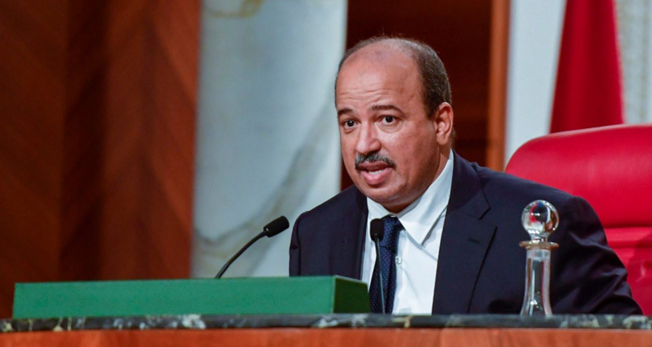 القضية الفلسطينية في صلب مباحثات رئيس مجلس المستشارين ورئيس المجلس الوطني لدولة فلسطين 1 ميارة