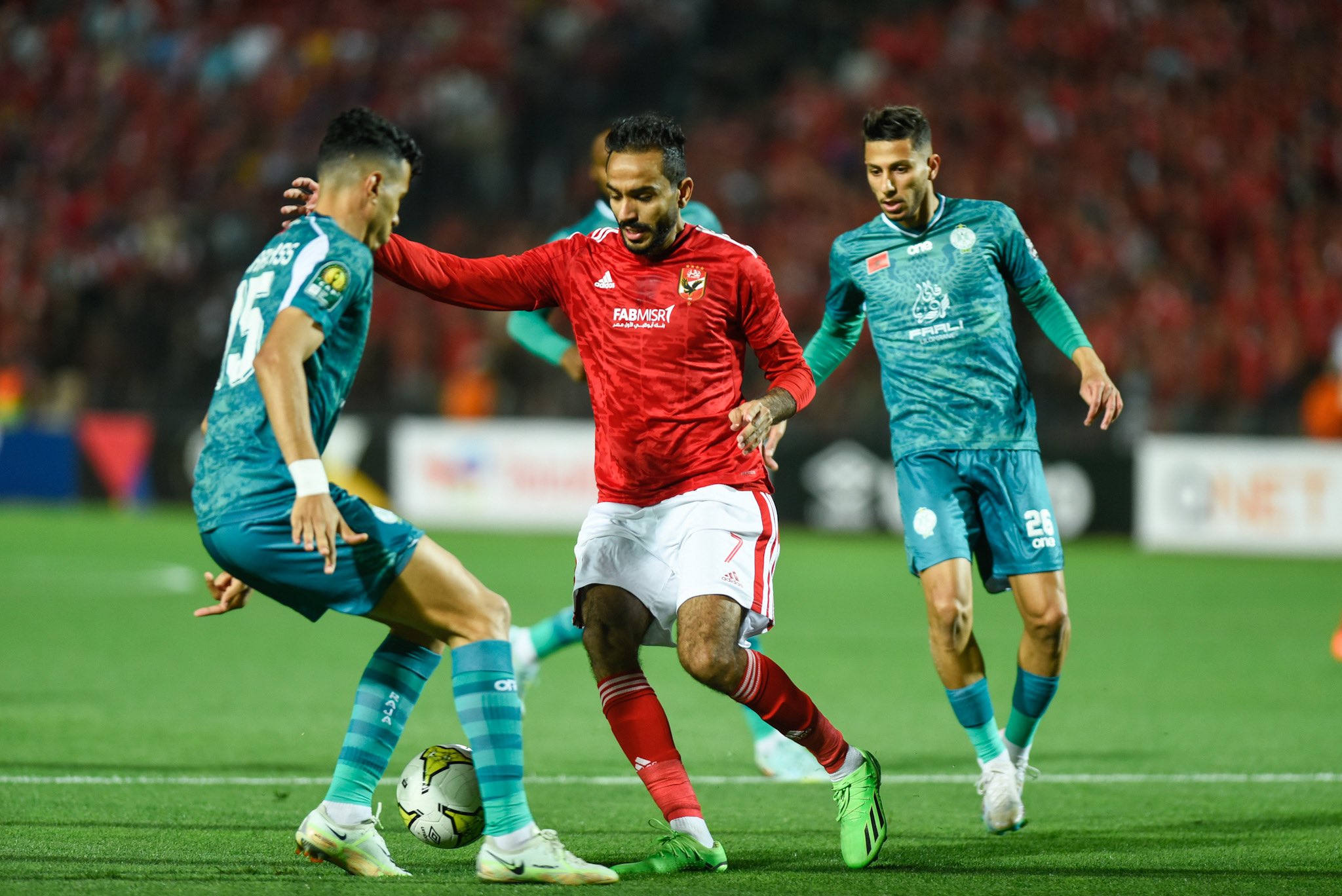 الأهلي المصري يهزم الرجاء الرياضي في ذهاب ربع نهائي دوري أبطال إفريقيا 1 الرجاء الرياضي