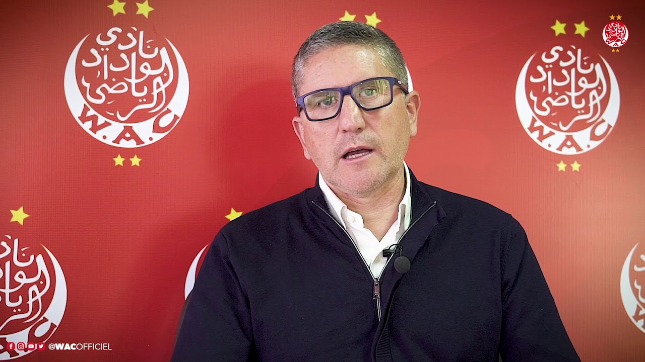 مدرب الوداد غاريدو يعترف بأهمية الدعم الجماهيري لتحقيق التأهل أمام سيمبا التنزاني 1 غاريدو