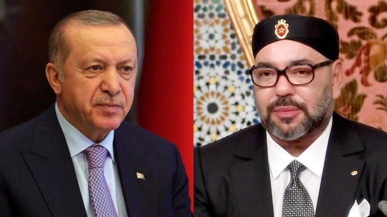 الملك محمد السادس يهنئ أردوغان بمناسبة إعادة انتخابه رئيسا لتركيا 1 الملك محمد السادس وأردوغان