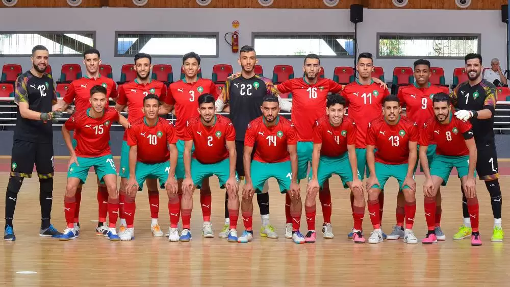 المنتخب الوطني المغربي لكرة القدم داخل القاعة ينتصر وديا على سلوفاكيا استعدادا للمشاركة في كأس العرب 1 المنتخب الوطني المغربي لكرة القدم داخل القاعة
