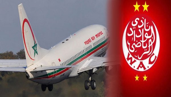 بعثة نادي الوداد الرياضي ترحل صوب جنوب إفريقيا عبر طائرة خاصة 1 طائرة الوداد