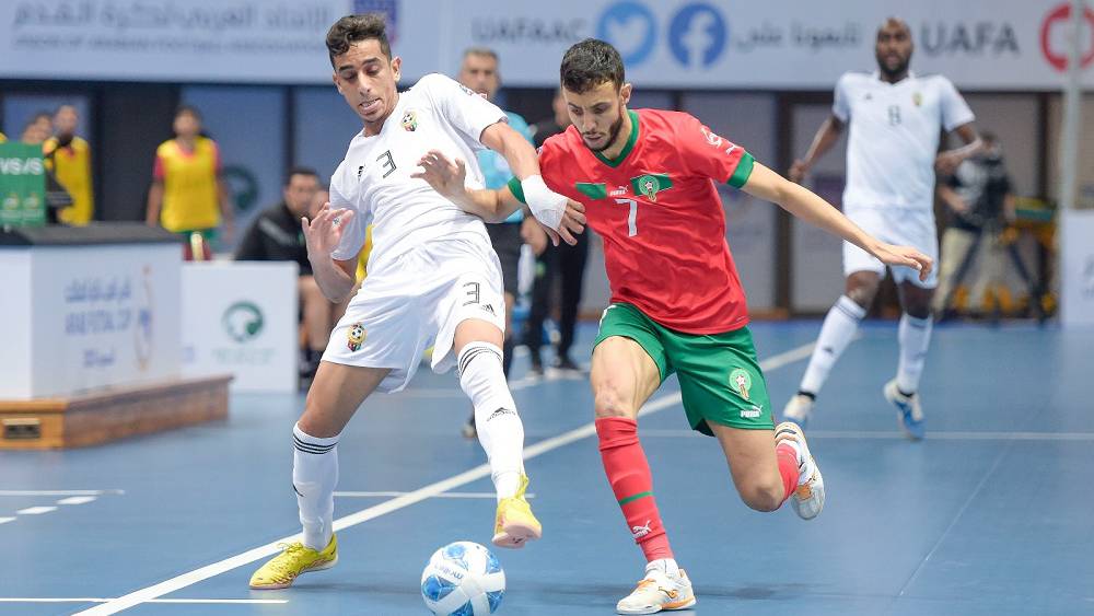 ''أسود الفوتسال'' ينتصرون على ليبيا (5-1) ويعبرون إلى نهائي كأس العرب للمرة الثالثة على التوالي 1 أسود الفوتسال