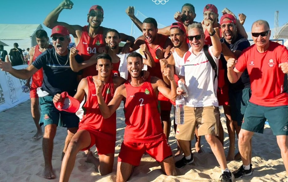 الألعاب الشاطئية الإفريقية كرة اليد المغرب الجزائر
