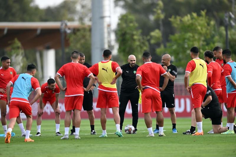 المغرب ضد جنوب إفريقيا.. أسود الأطلس يواصلون الاستعداد 1 المغرب ضد جنوب إفريقيا