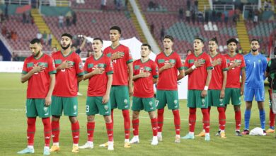 المنتخب المغربي أقل من سنة