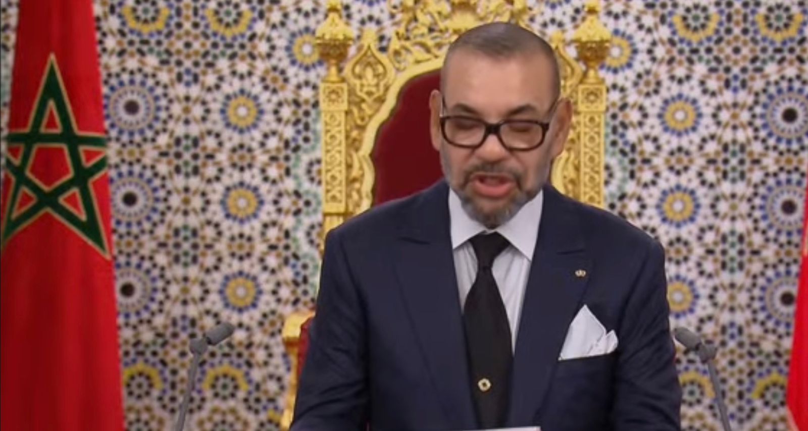 الملك محمد السادس في خطاب العرش: الجدية كانت مفتاح النجاح بدليل إنجازات "الأسود" في مونديال قطر 1 الملك محمد السادس