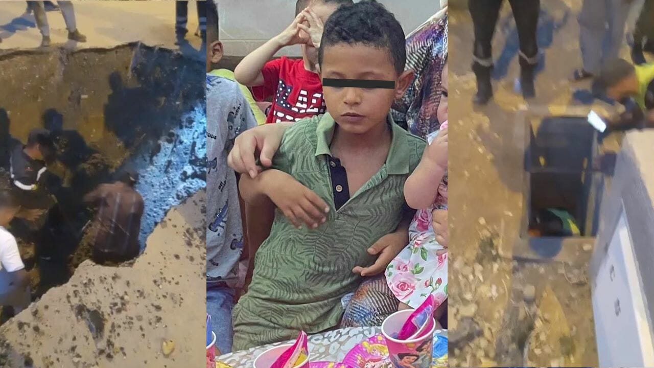 في حادث شبيه بفاجعة "ريان".. إنقاذ طفل بعد سقوطه في بالوعة للصرف الصحي بتازة 1 بالوعة تازة
