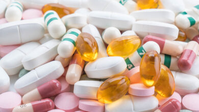 packings of pills and capsules of medicines