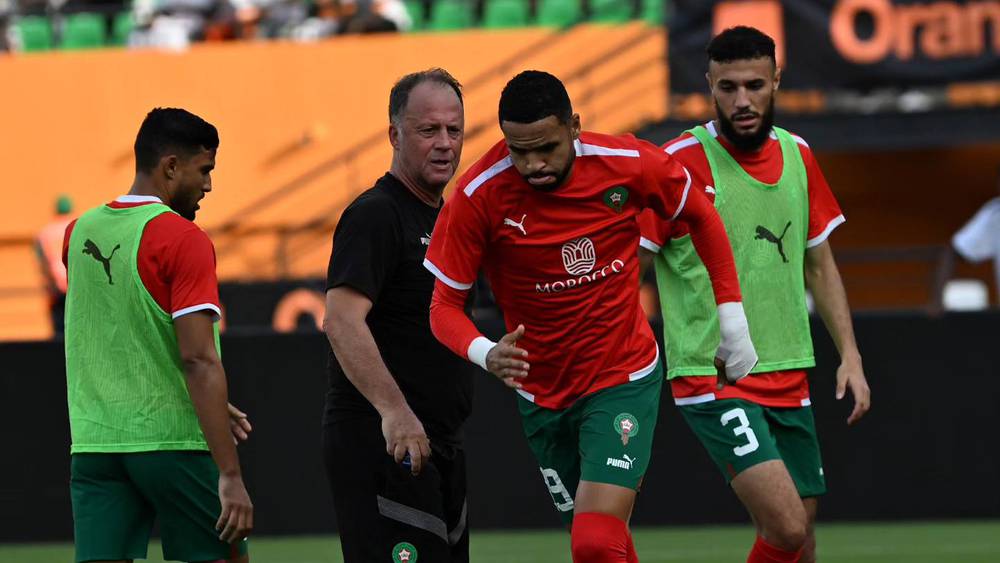 أسود الأطلس يتعادلون مع ساحل العاج بهدف لمثله 1 المنتخب المغربي