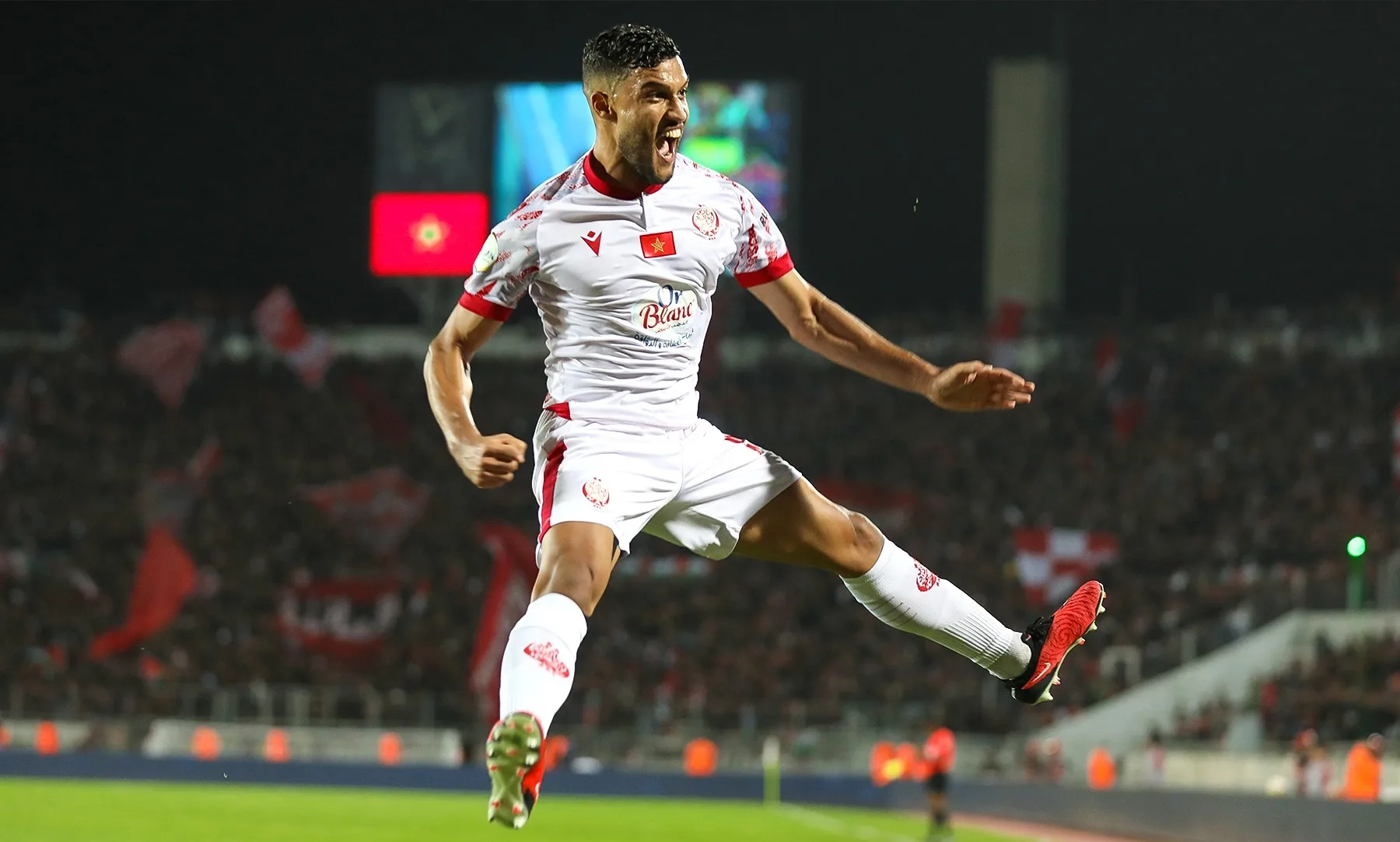 الوداد الرياضي يفوز على الترجي التونسي في مباراة ذهاب نصف نهائي الدوري الإفريقي لكرة القدم 1 الوداد