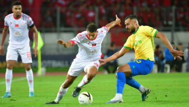 الوداد الرياضي يفوز على ضيفه ماميلودي صن داونز