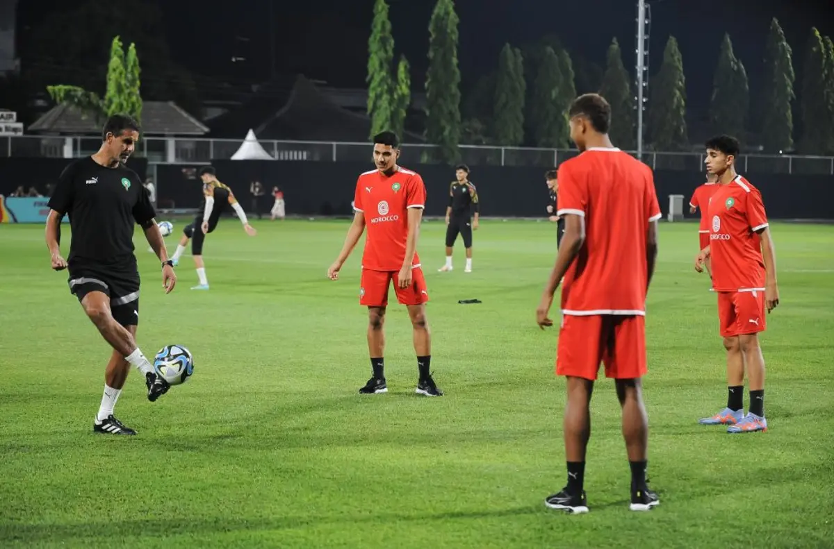 المنتخب المغربي للفتيان يواصل تحضيراته لمواجهة مالي 1 مونديال الفتيان