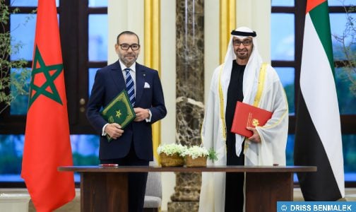 الملك محمد السادس محمد بن زايد ال نهيان (6)